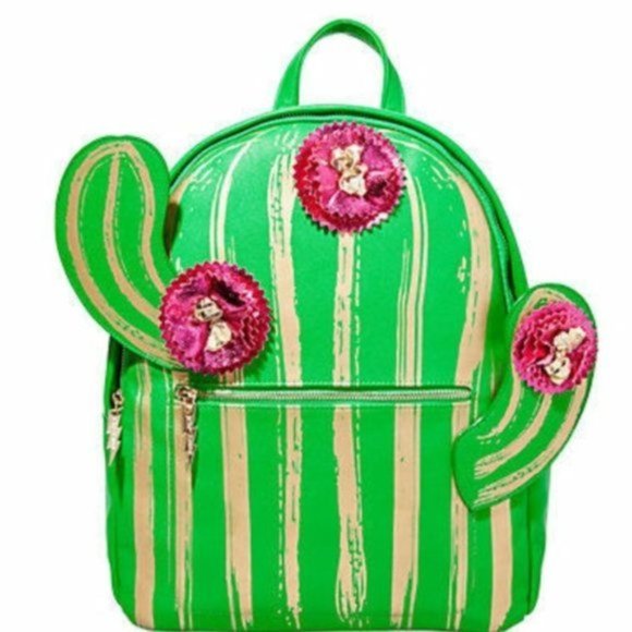 Betsey Johnson Handbags - Betsey Johnson LOOKIN SHARP CACTUS BACKPACK